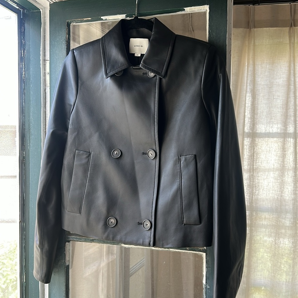 NWT Vince leather jacket